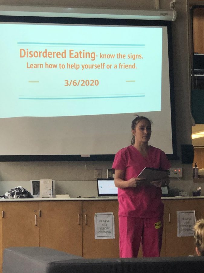 Wellness Center Hosts Eating Disorder Presentation