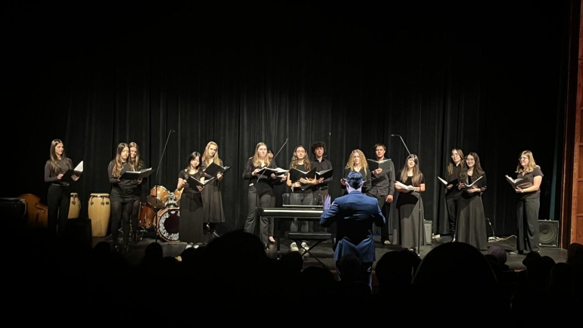 Chamber singers perform at this week's Winter Music Concert.